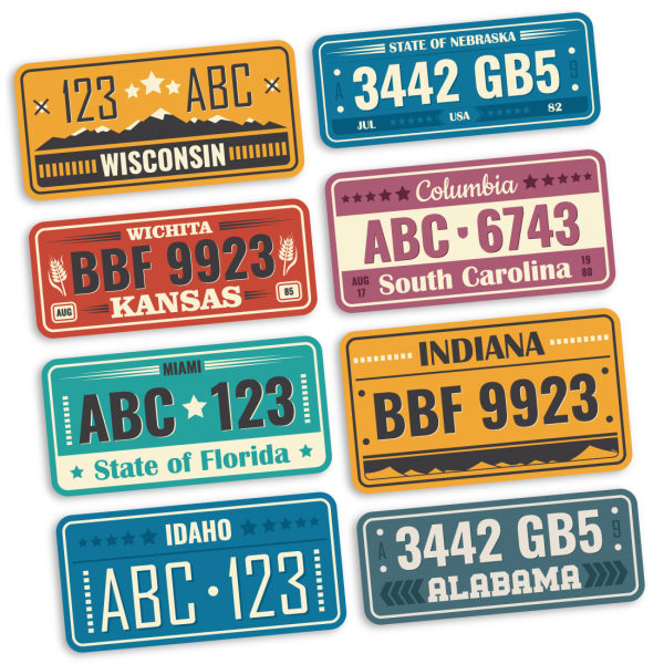 License Plate Car Tag